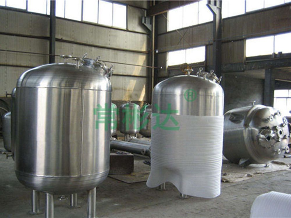 Stainless steel storage tank, preparation tank