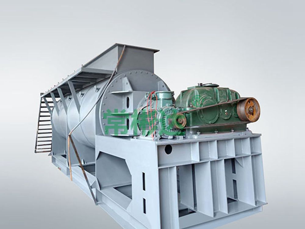 Single axis disc dryer